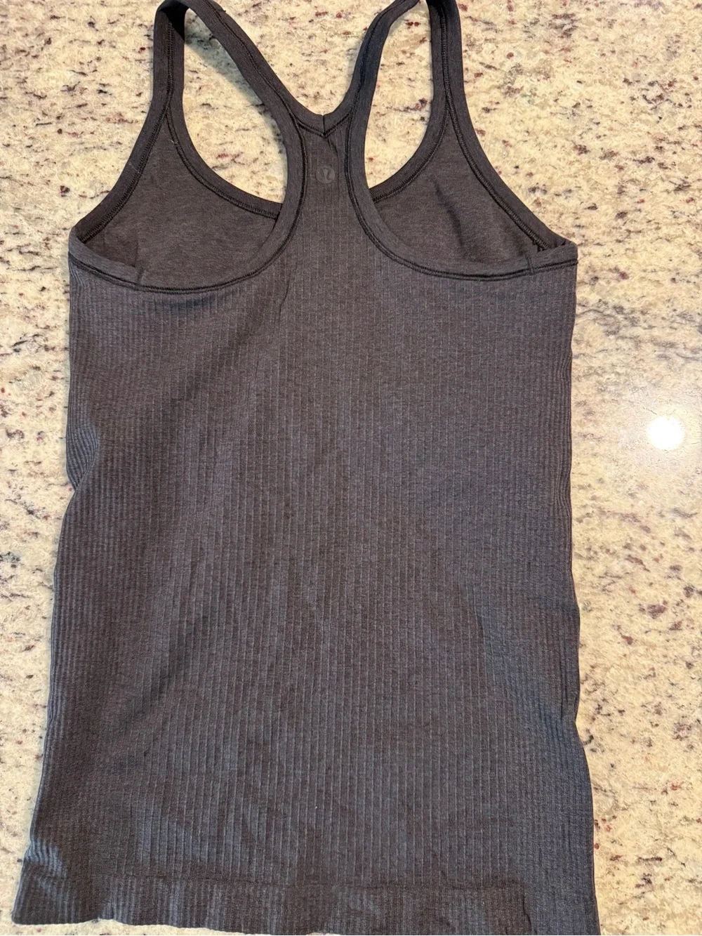 lululemon athletica Ribbed Racerback Tank Top - Charcoal